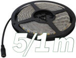 TRACON LED-SZH-72-CW LED szalag beltéri (IP20) 7, 2 W/m teljesítménnyel, 720lm/m, 6000K hidegfehér színhőmérséklettel, 12V DC, 10mm széles, 30 LED/m SMD LED, 120° (LED-SZH-72-CW)