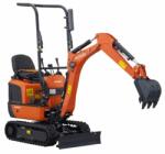 Kubota Japonia Miniexcavator Kubota, 1 tona, motor diesel Kubota de 10 CP, Kubota K008-5 VHG ROPS (K008-5)