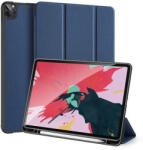 Apple iPad Pro 11 (2020 / 2021 / 2022), mappa tok, Smart Case, érintőceruza tartó, Dux Ducis Domo, sötétkék - csontosteam