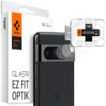 Google Pixel 8 Pro, Kamera lencsevédő fólia, ütésálló fólia, Tempered Glass (edzett üveg), Spigen Glastr Ez Fit Optik, Clear, 2 db / csomag