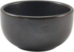 GenWare Bol din porțelan, înălțime: 65 mm, ø: 114 mm, negru Castron