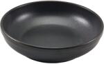 GenWare Bol din porțelan, înălțime: 58 mm, ø: 225 mm, negru Castron