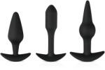 EasyToys Pleasure kit - разнообразен комплект анални плъгове (черен) - desirel