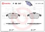 BREMBO Set placute frana, frana disc BREMBO P 68 047X - fixbox