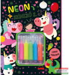 Napraforgó Neon színező 2. - zöld