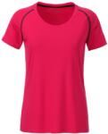 James & Nicholson (Daiber) Női funkcionális póló JN495 - Élénk rózsaszín / titán | 2XL (1-JN495-1752108)