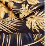  Jazzy 6 - GoldenLeaves levélmintás bútorszövet