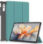  LEATHER Capac cu balamale pentru Lenovo Yoga Tab Plus verde