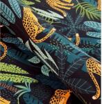  Jazzy 3 - Leopárd és dzsungel mintás bútorszövet
