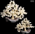  Pomul Vietii din Cuart Alb - Lumina si Echilibru Spiritual - Suport Ametist - 19-22 x 18-20 x 12-13 cm - 1 Buc