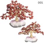  Pomul Vietii din Jasp Rosu - Energie Vitala si Protectie Divina - Suport Ametist - 17-19 x 20-22 x 11-12 cm - 1 Buc