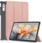  LEATHER Csuklós burkolat Lenovo Yoga Tab Plus rózsaszínhez