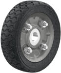  PRETUL RD-51 Tömör gumikerék molnárkocsihoz, 1 csapággyal, 125 mm (45478) (T45478)