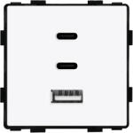 Tosyco Modul încărcător 1 x USB 1.1 A cu indicator LED [CLONE] [CLONE] [CLONE] (TOS-GAN65W-W)