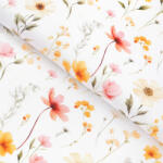 Goldea teflon szövet terítőknek - virágos édenkert 160 cm