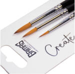 Grimas Make Up Grimas profi arcfestő kerek ecsetkészlet 3 darabos