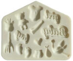  Baba motívumú szilikon fondant és marcipán mintázó 8×10 cm