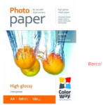 COLORWAY Fotópapír, magasfényű (high glossy), 180 g/m2, A4, 100 lap (PG180100A4) - berczitech