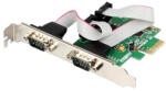 BLACKBIRD PCI-E Bővítőkártya 2x Soros RS-232 port (BH1261) - berczitech