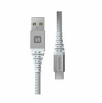 SWISSTEN Kevlar USB / USB-C 1, 5 m Цвят: бял