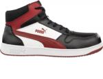 PUMA Frontcourt Blk/Wht/Red Mid S3l Esd Fo Hro Sr Munkavédelmi Bakancs (PUM-630050-45) - berb