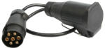 Multipa Utánfutó csatlakozó átalakító/adapter kábel 7-ről 13-pinre, 30 cm - MULTIPA