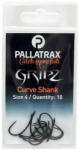 Pallatrax Gripz Curve Shank 4 Füles, Szakáll Nélküli Bojlis Horog 10db (PXPS1255)
