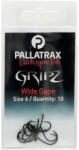 Pallatrax Gripz Wide Gape 12 Füles, Szakáll Nélküli Bojlis Horog 10db (PXPS1217)