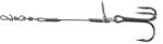 Iron Claw Rig System Stinger Single M / ragadozóhalas horogrendszer / 4 horog / 5, 5cm (8020600)
