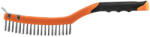 NEO TOOLS Drótkefe, acél, 3x19 sor, kaparóval (39-012) - szerszamhaz