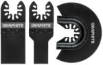 GRAPHITE Vágó lapok fához multifunkciós géphez 3db (56H070)