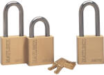 Matlock 50x25mm időjárásálló biztonsági sárgaréz lakat (MTL9503756K)