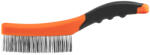 NEO TOOLS Drótkefe rozsdamentes, 4x16 sor (39-050)