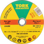 York - 180X1.8X22.23MM A36SBF INOX VÁGÓKORONG, T41 (YRK2304830K)