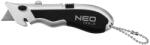 NEO TOOLS Trapézpengés kés, mini, alu ház, 4penge, Rendelési egység: 30db (63-703) - szerszamhaz