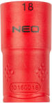 NEO TOOLS Dugókulcs 6-lapú 1/2" 18mm 1000V, szigetelt (01-188) - szerszamhaz