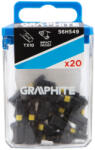 GRAPHITE Torziós ütvecsavarozó bit TX10x25mm, 20db (56H549) - szerszamhaz