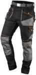 NEO TOOLS Karcsúsított(slim fit), munkásnadrág, HD, 60% pamut, 37% polyester, 3% elasztán, 285 g/m2, övvel, XL (81-238-XL) - szerszamhaz