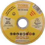 York Abrasives Gold - 115X1X22.23MM A60S INOX BF VÁGÓKORONG (YRK2304435K)
