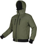 NEO TOOLS Téli munkavédelmi kabát, Outdoor, hőszigetelt, kapucnis, zöld, L (81-579-L) - szerszamhaz