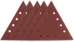 GRAPHITE Csiszolópapír tépőzáras háromszög K80, 12 lyukas, 59G264 csiszológéphez, 5db (54H032)