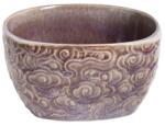  IRIS kerámia müzlis tál virágos lila 14cm (171220)