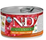 N&D Conserva Caini N&D Quinoa Skin&Coat Mini cu Herring si Cocos, 140 g