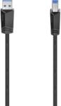 Hama Cablu Hama 200625, USB-A - USB-B, 1.5 m (Negru) (Hama 200625)