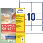 AVERY L4744REV-65 96x50, 8 mm visszaszedhető univerzális 50+15 lap 650 db-os etikett (L4744REV-65) - bestbyte