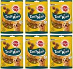 PEDIGREE Tasty Bites Cuburi crocante pentru câini cu pui și rață 6x130g