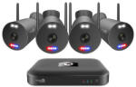 iGET HOMEGUARD HGNVK109104 WiFi Security Outdoor Kit 3K (5 MPx) with LED light and sound (HGNVK109104)