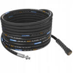 HydroLine Magasnyomású tömlő 20m, 400 bar, dupla acélfonattal, M22x1, 5 menet - 11mm csatlakozó, Karcher HD/HDS kompatibilis