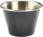 GenWare Tálka rozsdamentes acél, magasság: 43 mm, átmérő: 61 mm, fekete