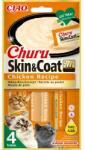 Churu Recompense pentru pisici Inaba Ciao Churu Skin Coat, Pui, 4 x 14g (EU672)